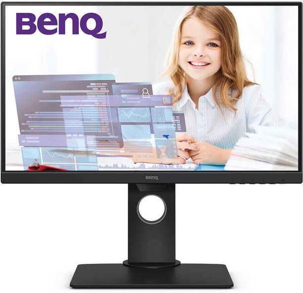 BenQ GW 60.45 cm (24 inch) Full HD LED Backlit IPS Panel Ultra-Slim Bezel Monitor- Height Adjustment, Eye Care, Anti-Glare, Brightness Intelligence, 1Wx2 Speakers, Color Weakness Mode, HDMI, DP, VGA Monitor (GW2480T)