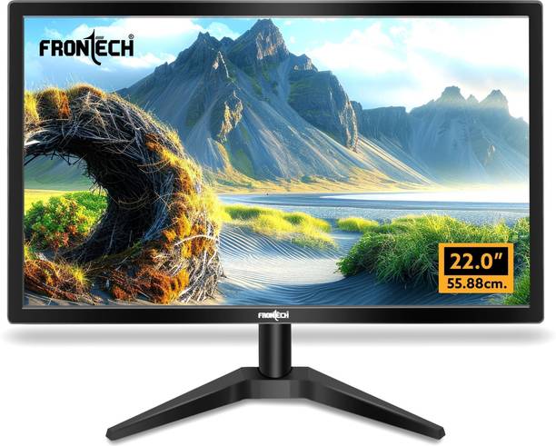 Frontech - 55.88 cm (22 inch) HD LED Backlit VA Panel Monitor (MON_0060)