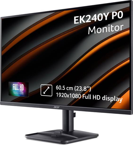 Acer EK 60.96 cm (24 inch) Full HD LED Backlit VA Panel Monitor (EK240Y P0)