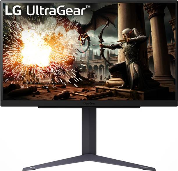 LG Ultragear 68.58 cm (27 inch) Quad HD LED Backlit IPS Panel with HDR10, sRGB 99% (Typ), Tilt/Height/Pivot Stand, HDMI, DP, AMD FreeSync, Gaming Monitor (27GS75Q-BC.ATRKMKN)