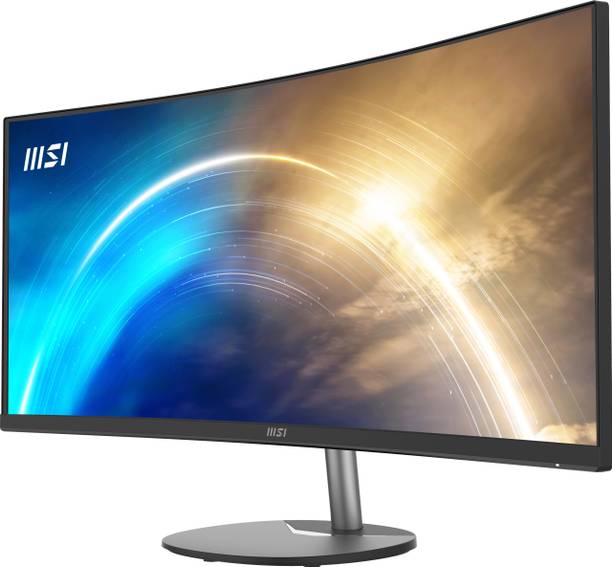 MSI 34 inch Curved UWQHD LED Backlit VA Panel with 1500R Curvature, HDR Ready, DP, HDMI, 2X2W Inbuilt Speakers, TUV Certified Display, Anti-Flicker, Low Blue Light, VESA…