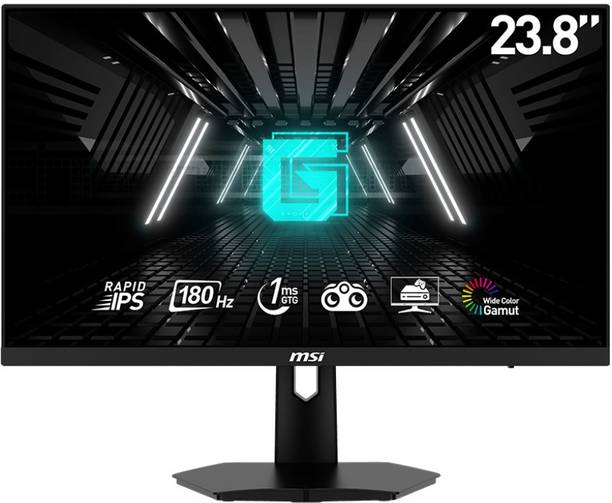 MSI G Series 60.96 cm (24 inch) Full HD LED Backlit IPS Panel with Anti-Flicker Technology, Less Blue, Light, Wide Color Gamut Gaming Monitor (G244F E2)