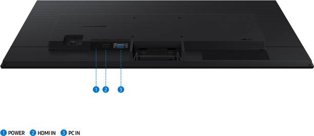 SAMSUNG Essential Series S3 55.88 cm (22 inch) Full HD LED Backlit IPS Panel with D-Sub, HDMI Flat Monitor (LS22D300GAWXXL)