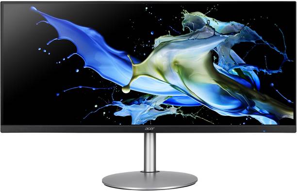 Acer 86.36 cm (34 inch) Quad HD IPS Panel with Comfy Viewing, HDR Ready Technology, 6 axis Color Adjustment Ultrawide Monitor (CB342CK)