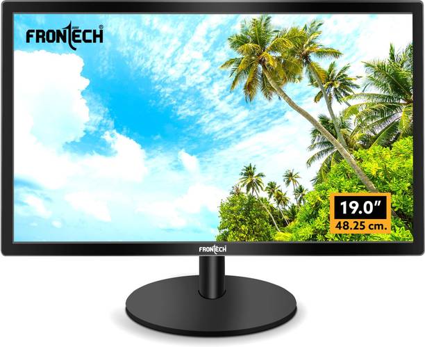 Frontech - 48.26 cm (19 inch) HD LED Backlit VA Panel Monitor (1440x900 Pixels | Slim & Stylish)