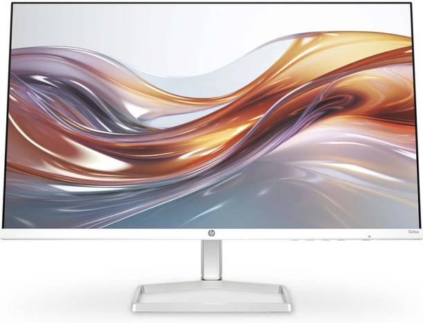 HP Series 5 60.45 cm (24 inch) Full HD LED Backlit IPS Panel with On-screen controls, Anti-glare, Built-in Speakers, 300 nits brightness, Eye Ease Technology Monitor (524sa)