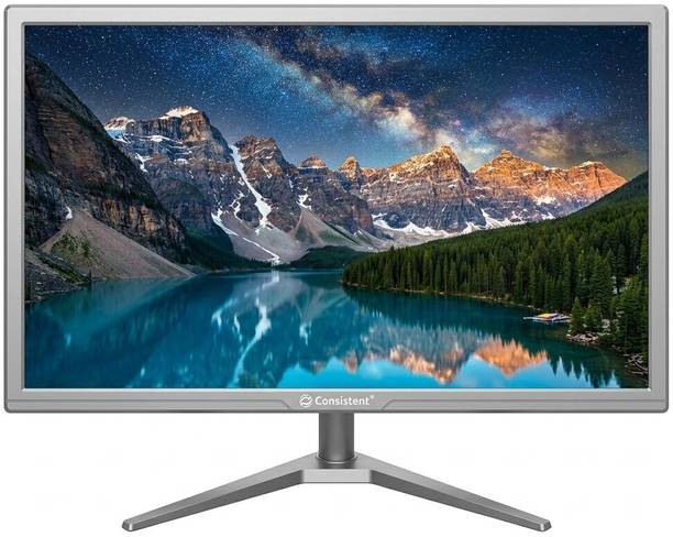 Consistent HD 46.99 cm (19 inch) HD LED Backlit TN Panel Monitor (low power, high quality monitor)