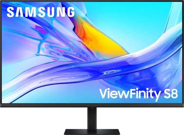 Samsung ViewFinity S8 Series 93.98 cm (37 inch) 4K Ultra HD LED Backlit VA Panel with 1.07 Billion Colors, USB Tye-C, HDMI, DP, Headphone, LAN, HDR10, Easy Setup Stand, Ergonomic Design Monitor (LS37D