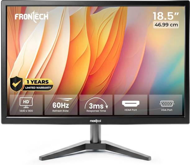 Frontech LED Monitor Series 46.99 cm (19 inch) WSXGA+ TN Panel Monitor (18.5 Inch HD LED Monitor)