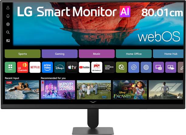 LG Smart AI 81.28 cm (32 inch) 4K Ultra HD VA Panel Monitor (32U701SB-B)