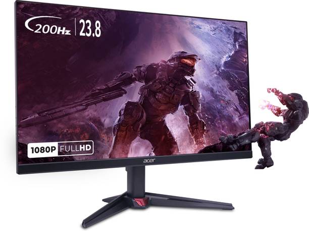 एसर 60.45 cm (24 inch) फुल HD LED बैकलिट IPS पैनल with sRGB 99%, HDR10 Support, 2X2W Inbuilt Speakers, Acer Display Widget, Acer VisionCare 2.0, Tilt-able stand गेमिंग मॉनिटर (VG240Y X1)