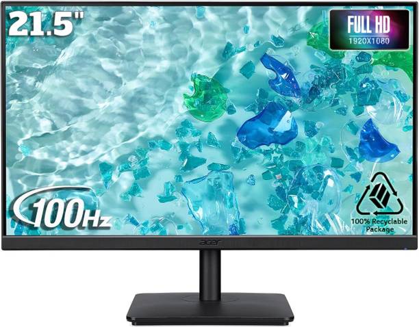 Acer 21.5 inch Full HD LED Backlit IPS Panel Monitor (V227Q E3) (AMD Free Sync, Response Time: 4 ms, 100 Hz Refresh Rate)
