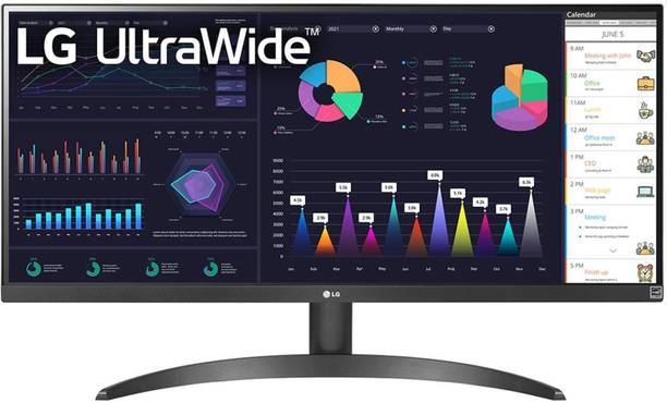 LG ULTRAWIDE 21:9 29WQ500 73.66 cm (29 inch) WFHD LED Backlit IPS Panel Gaming Monitor ((2560 x1080) HDR 10,OnScreen Control, Flicker Safe,Virtually Borderless,99% sRGB)