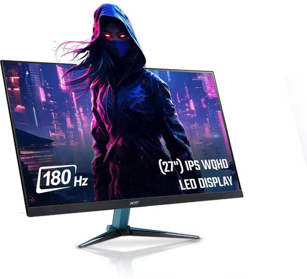Acer NITRO VG1 series 68.58 cm (27 inch) WQHD IPS Panel with DCI-P3 95%, HDR10 support, 2X2W Inbuilt Speakers, Acer Display Widget, Acer VisionCare, Tilt-able stand Gaming Monitor (VG271U M3)