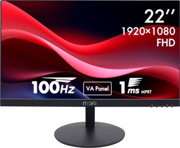 MarQ by Flipkart 55.88 cm (22 inch) Full HD VA Panel Monitor (22FHDMEQPUUB)