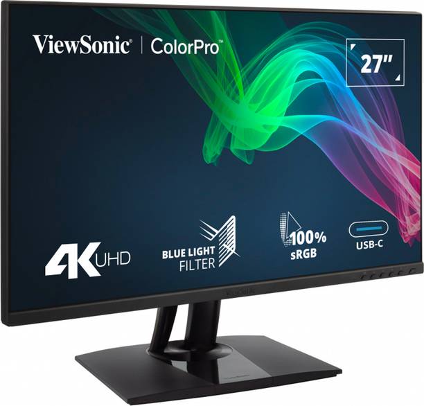ViewSonic ColorPro VP Series 68.58 cm (27 inch) 4K Ultra HD LED Backlit IPS Panel Monitor (VP2756-4K)