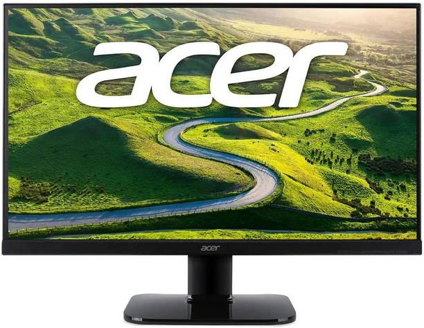 Acer KA-Series 68.58 cm (27 inch) Full HD LED Backlit IPS Panel with 250 Nits Brightness, 99% sRGB, 1 x (VGA & HDMI Port) with Inbox HDMI Cable, Inbuilt Stereo Speakers, Vision Care Monitor (KA270)