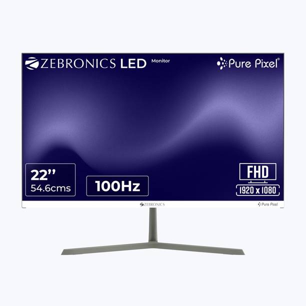 ZEBRONICS 55.88 cm (22 inch) Full HD LED Backlit VA Panel Gaming Monitor (Zeb-A122 FHD LED)
