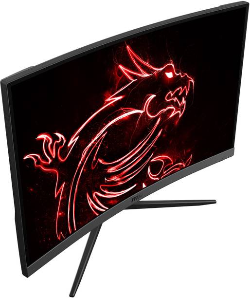 MSI 27 inch Curved WQHD VA Panel Anti Flicker, Low Blue Light, HDR Ready Gaming Monitor (G27CQ4 E2)