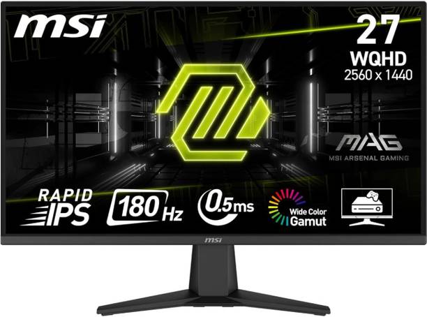 MSI MAG 68.58 cm (27 inch) WQHD LED Backlit IPS Panel Gaming Monitor (MAG 275QF)