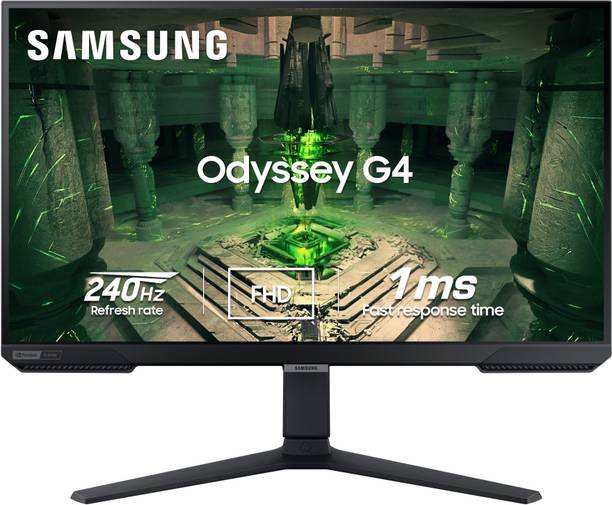 Samsung Odyssey G4 68.58 cm (27 inch) Full HD IPS Panel with Ergonomic Stand, HDR10, Dual Sync Compatible, Wide Viewing Angle Gaming Monitor (LS27BG400EWXXL/LS27BG402EWXXL)