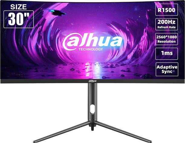DAHUA 76.2 cm (30 inch) Curved Full HD LED Backlit IPS Panel Gaming Monitor (DHI-LM30-E330CA)