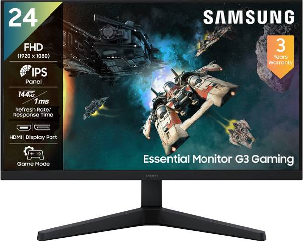 Samsung G3 Gaming Monitor 60.4 cm (24 inches) Full HD LED Backlit IPS Panel Gaming Monitor (LS24HG310EWXXL)