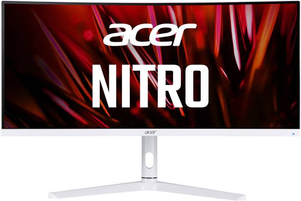 Acer Nitro 29.5 inch Curved WFHD VA Panel with ErgoStand, VESA DisplayHDR 400, 1500R Curvature, DCI-P3 93% wide color gamut, Display Widget, 2X2W Inbuilt Speakers, Blue Light Shield Ultrawide Gaming Monitor (XZ306C)