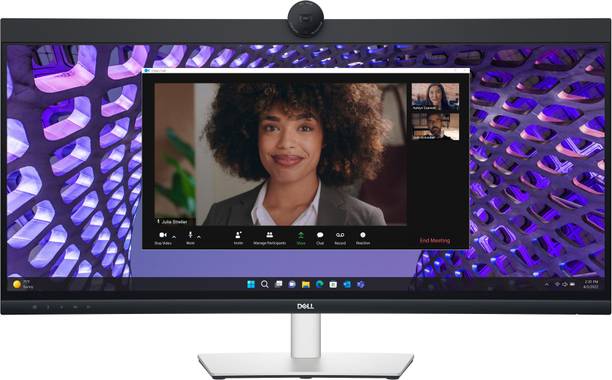 DELL P-Series 86.36 cm (34 inch) Curved WQHD LED Backlit IPS Panel Monitor (P3424WEB)