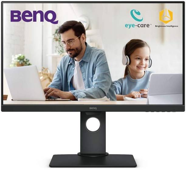 BenQ GW 68.58 cm (27 inch) Full HD LED Backlit IPS Panel Ultra-Slim Bezel Monitor- Height Adjustment, Eye Care, Anti-Glare, Brightness Intelligence, 2Wx2 Speakers, Color Weakness Mode, HDMI, DP, VGA Monitor (GW2780T)
