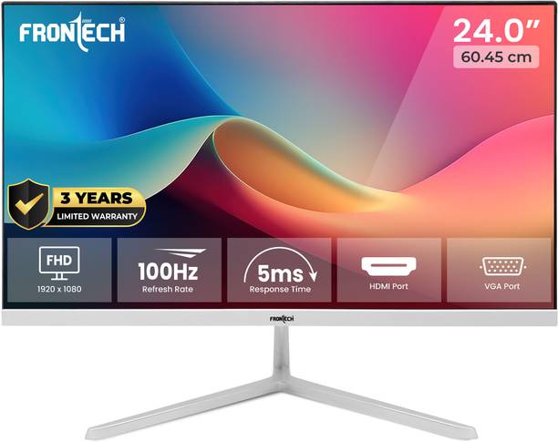 Frontech Ultima Series 60.96 cm (24 inch) Full HD LED Backlit VA Panel Monitor (MON-0072)