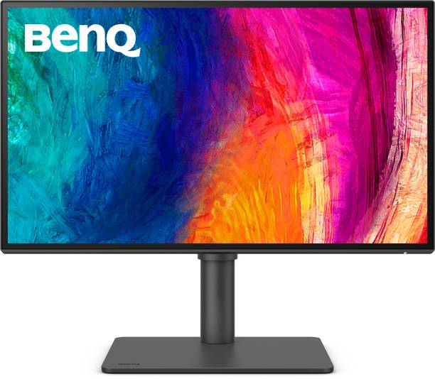 BenQ PD 63.5 cm (25 inch) Quad HD LED Backlit IPS Panel HDR10, 95%P3, 100% Rec709, 100% sRGB, Pantone Skintone Validated, CAD/CAM & Animation Mode, Auto Pivot, Daisy Chain, HDMI, DP, USB-C with 65W PD, Color Accurate Monitor (PD2506Q)