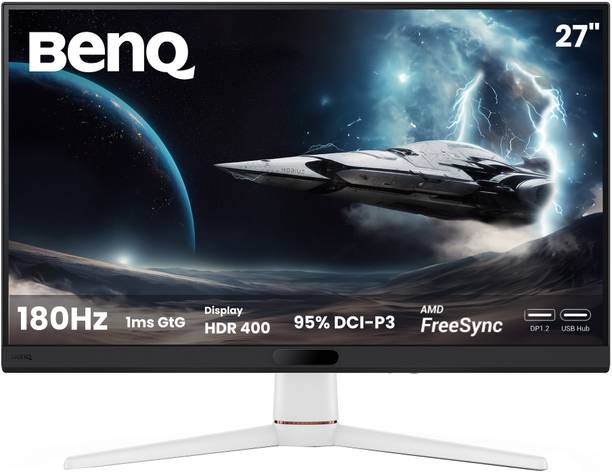 BenQ MOBIUZ EX271 68.58 cm (27 inch) Full HD LED Backlit IPS Panel with VESA Display HDR400, DP 1.2, HDMI 2.0, USB Hub, 95% P3, Game Optimized Color, 2.5WX2 Speakers Gaming Monitor (MOBIUZ EX271)