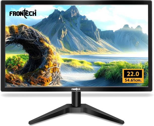 Frontech - 55.88 cm (22 inch) HD LED Backlit VA Panel Monitor (MON-0060)