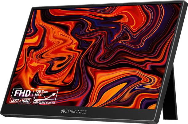 ZEBRONICS 39.62 cm (16 inch) Full HD IPS Panel Monitor (ZEB-AU16FHD LED [ZEB-Pixigo A16S])