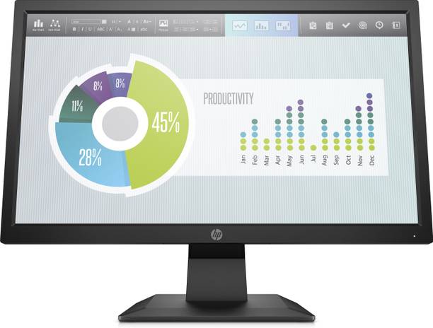 HP 49.53 cm (20 inch) HD+ LED Backlit TN Panel Monitor (P204V)