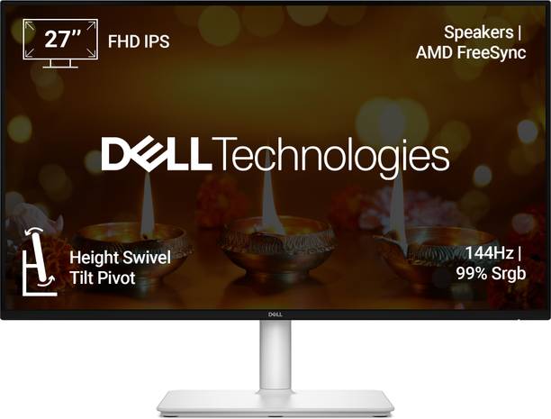 DELL S-Series 68.58 cm (27 inch) Full HD LED Backlit IPS Panel with 2xHDMI, Built-in 3W Dual Speakers, TÃœV Rheinland 4-Star Eye Comfort, Flicker-free Monitor (S2725HSM)