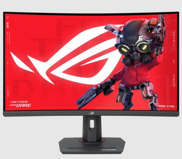 ASUS ROG Strix 81.28 cm (32 inch) Curved Full HD LED Backlit VA Panel with USB Type-C, Extreme Low Motion Blur Sync, Gaming Gaming Monitor (XG32WCS)