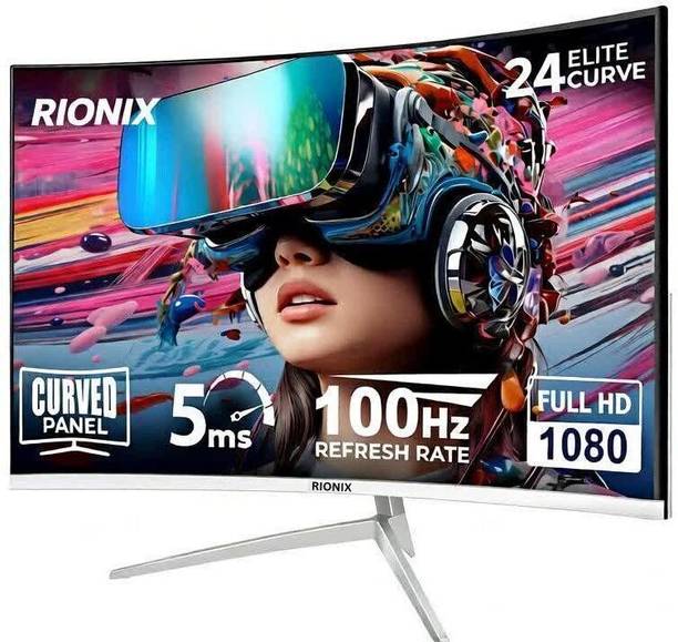 rionix 60.96 cm (24 inch) CURVED LED with Speaker Display 60.96 cm (24 inch) HD IPS Panel Gaming Monitor (CURV)
