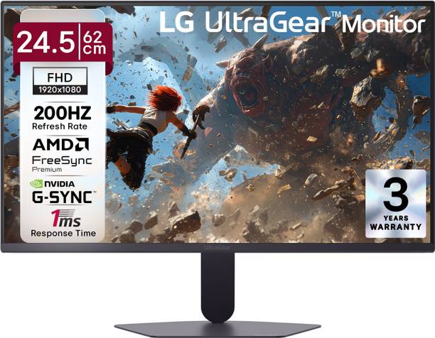 LG UltraGear 62.0 cm (25 inches) Full HD IPS Panel Gaming Monitor (25G523B-B)