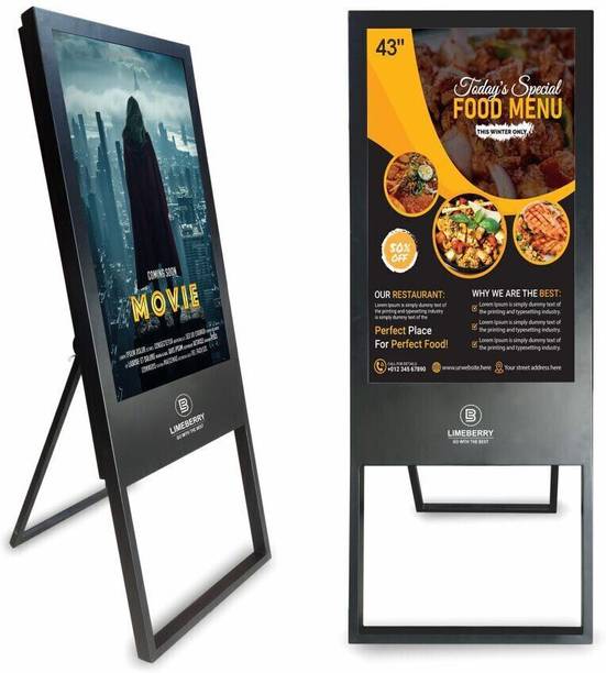 LIMEBERRY Digital Signage Standee Projector Screen Kiosk Advertisement Machine 2026 Model 109.22 cm (43 inch) Full HD LED Backlit IPS Panel Monitor (LB431-AU)