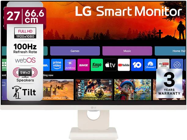LG 68.58 cm (27 inch) Full HD IPS Panel Monitor (27U511SA-W.ATR)