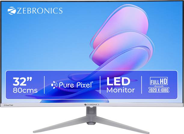 ZEBRONICS 81.28 cm (32 inch) Curved Full HD VA Panel Monitor (Zeb-EA320)