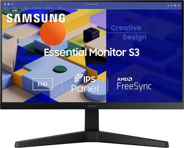 Samsung 55.88 cm (22 inch) Full HD IPS Panel Monitor (LS22C310EAWXXL)