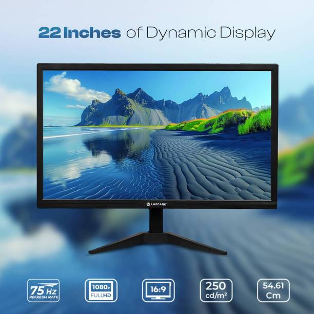 LAPCARE ZOOY 55.88 cm (22 inch) Full HD LED Backlit IPS Panel Monitor (LM22WHD-ZY)