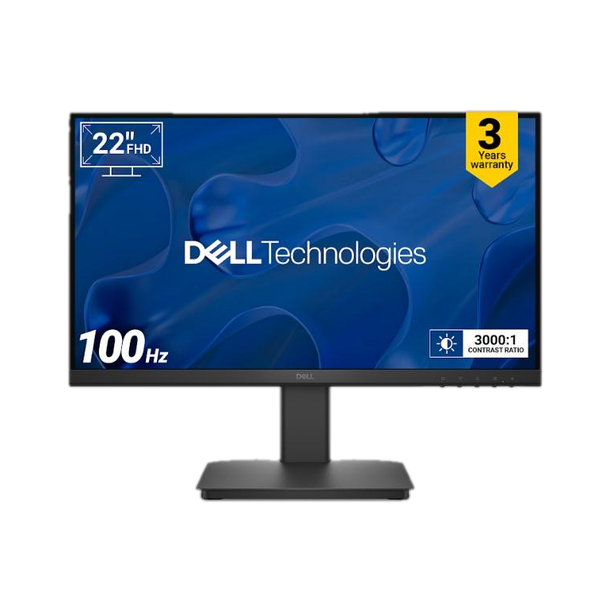 DELL SE-Series 55.88 cm (22 inch) Full HD LED Backlit VA Panel with Contrast 3000:1, Tilt Adjustment, 1x HDMI, 1xVGA, 3 Years Warranty, TUV Rheinland 3-star Eye Comfort, Ultra-Thin Bezel Monitor (SE2225HM)