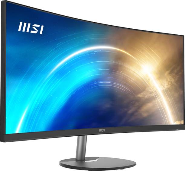 MSI 34 inch Curved UWQHD LED Backlit VA Panel with 1500R Curvature, HDR Ready, DP, HDMI, 2X2W Inbuilt Speakers, TUV Certified Display, Anti-Flicker, Low Blue Light, VESA…