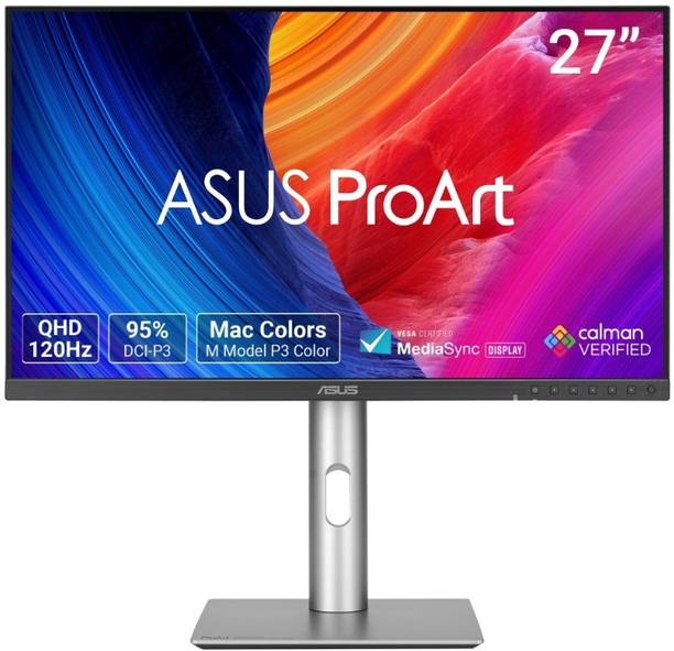 ASUS ProArt 68.58 cm (27 inch) Quad HD LED Backlit IPS Panel Monitor (ProArt Display PA278QV Gen2 (PA278QGV) Professional Monitor – 27-inch, IPS)
