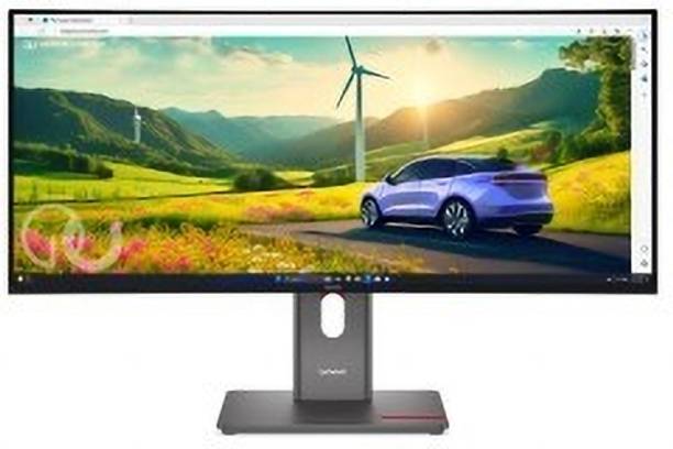 Lenovo 86.36 cm (34 inch) WQHD LED Backlit IPS Panel Monitor (ThinkVision P34WD-40 , 99% sRGB)