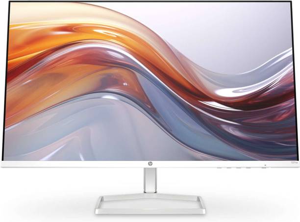 HP Series 5 68.58 cm (27 inch) Full HD LED Backlit IPS Panel with On-screen controls, Anti-glare, 300 nits brightness, Built-in Speakers, Eye Ease Technology Monitor (527sa)